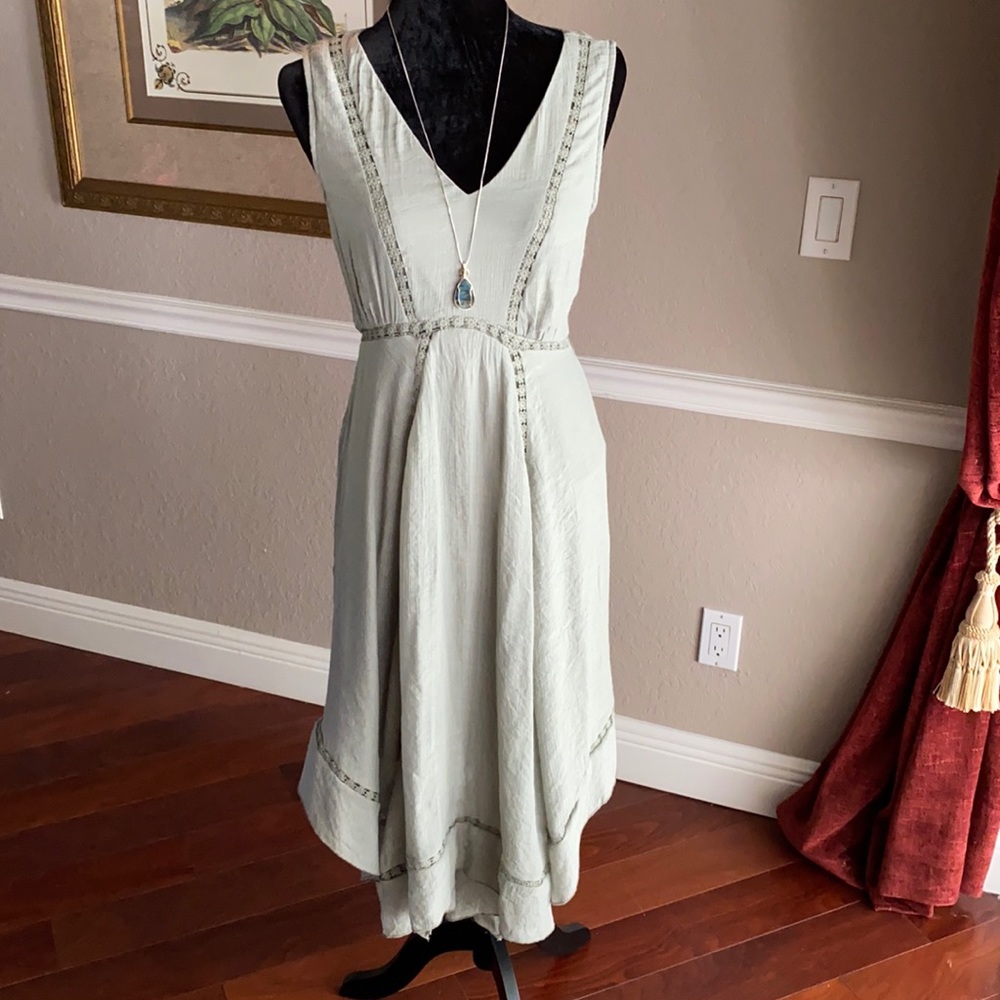Women’s sage green dress